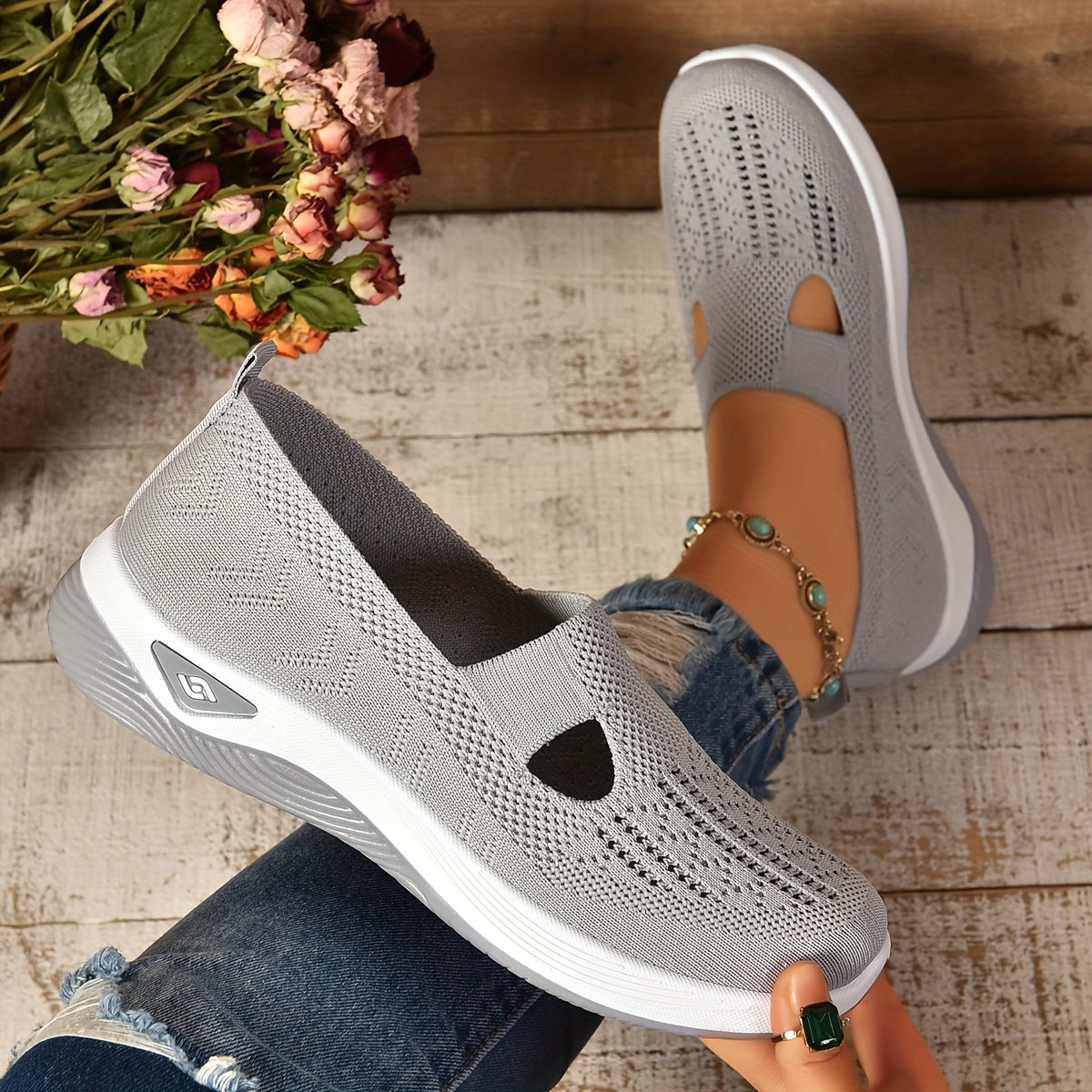 Ergonomische Damesslippers met Voetsteun Binnenhuis Buitenhuis Antislip Zool Comfortabele Pantoffels