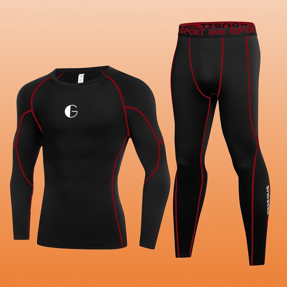 Thermisch Ondergoed Set Heren Fleece Baselayer Warm Wintersport Skikleding Actief Outdoor Functioneel