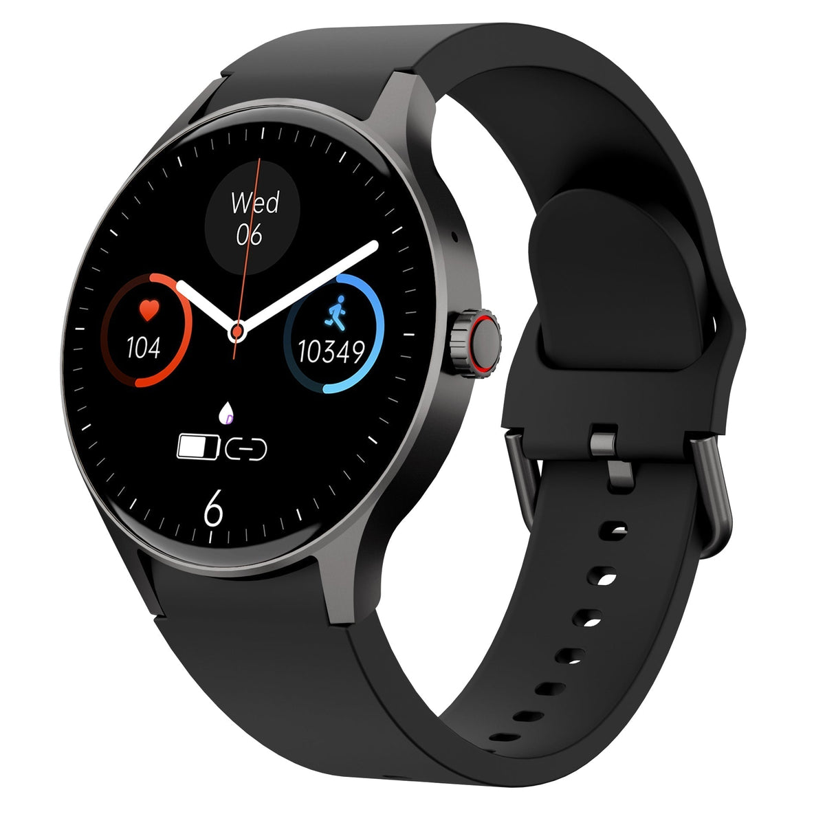 Gezondheidssmartwatch met Hartslagmeter Bloeddrukmeting Zuurstofwaarden Slaapmonitoring Waterdicht Sport