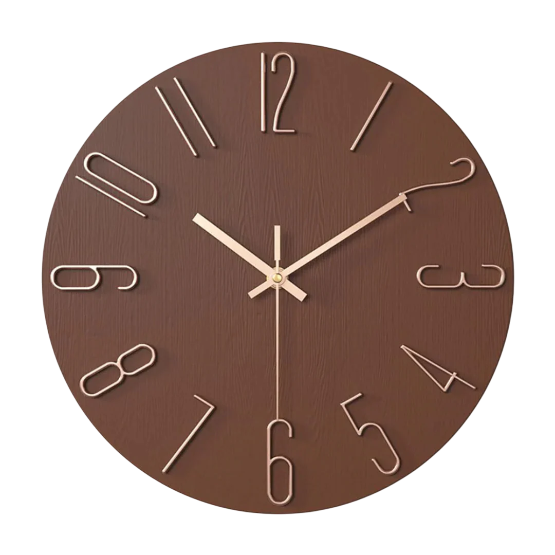 Wandklok Quartz 30cm Stille Uurwerk Modern Interieur Design Woonkamer Kantoor Minimalistische Tijdsweergave