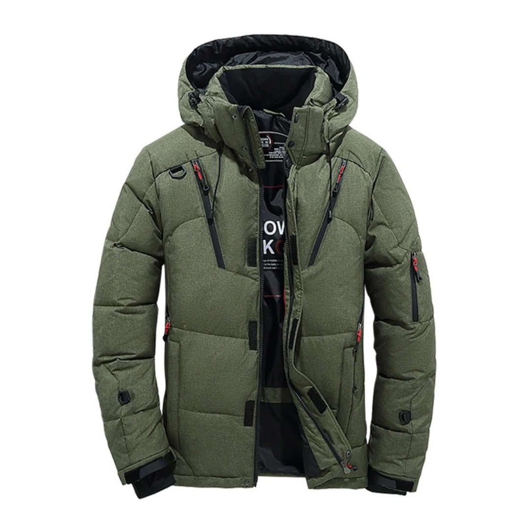 Gewatteerde Winterjas Afneembare Capuchon Winddicht Dik Gevoerd Heren Outdoor Dames Warm Casual Lange Mouw