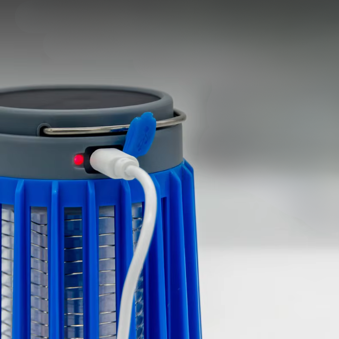 Solar Insectenlamp met UV-Licht en Campingverlichting voor Buiten Muggenbestrijding Tuin Terras Balkon
