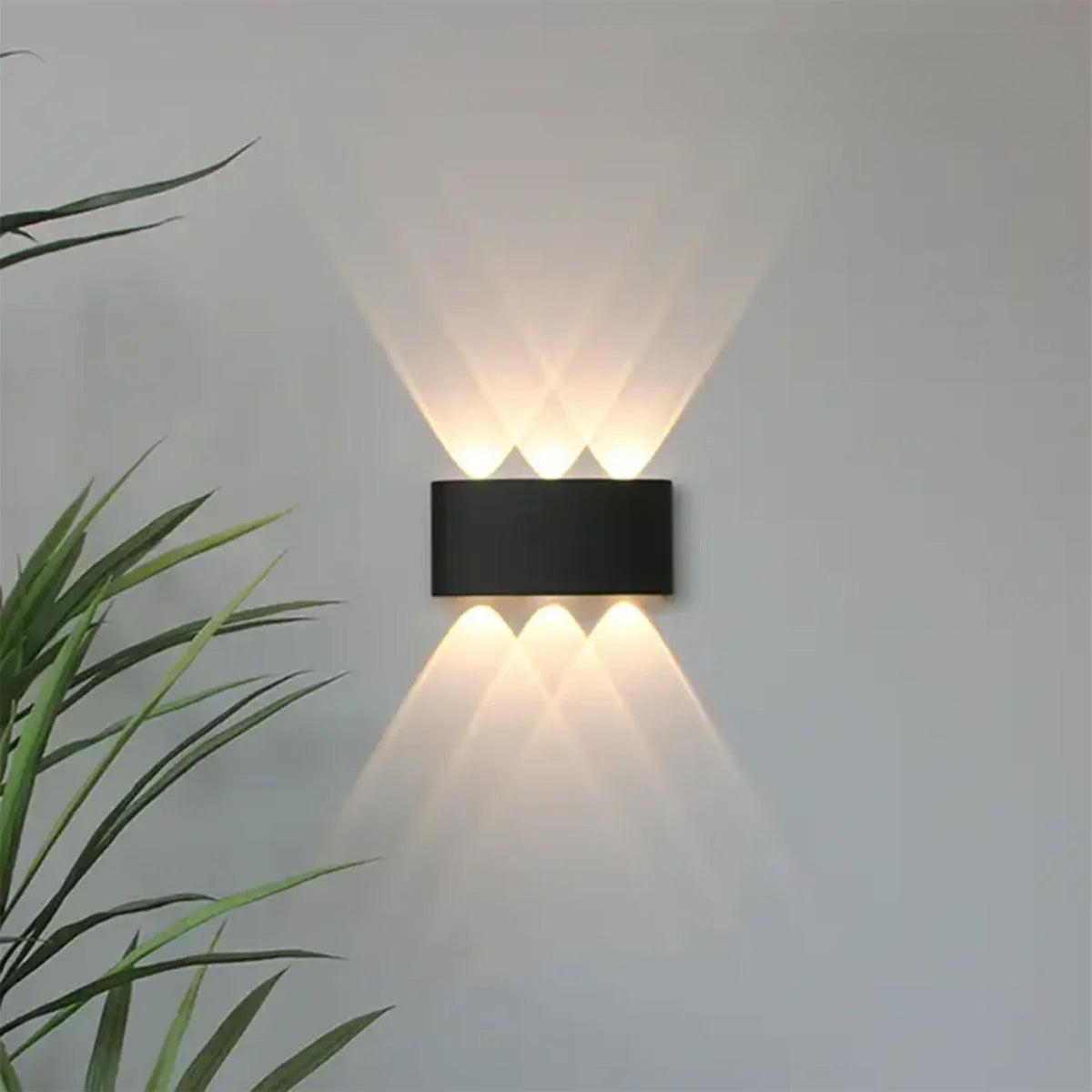 LED Wandlamp IP65 Binnen Buiten Gevellamp Patio Gang Up Down Light Zwart Wit