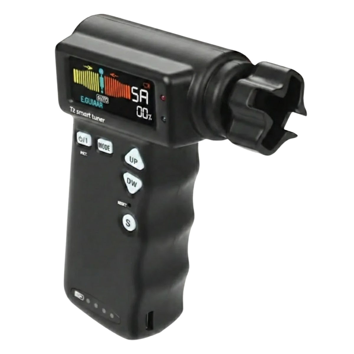 Automatische Snaarinstrument Stemmer met Snarenwinder voor Gitaar Bas Ukelele Oplaadbaar USB-C Accessoire