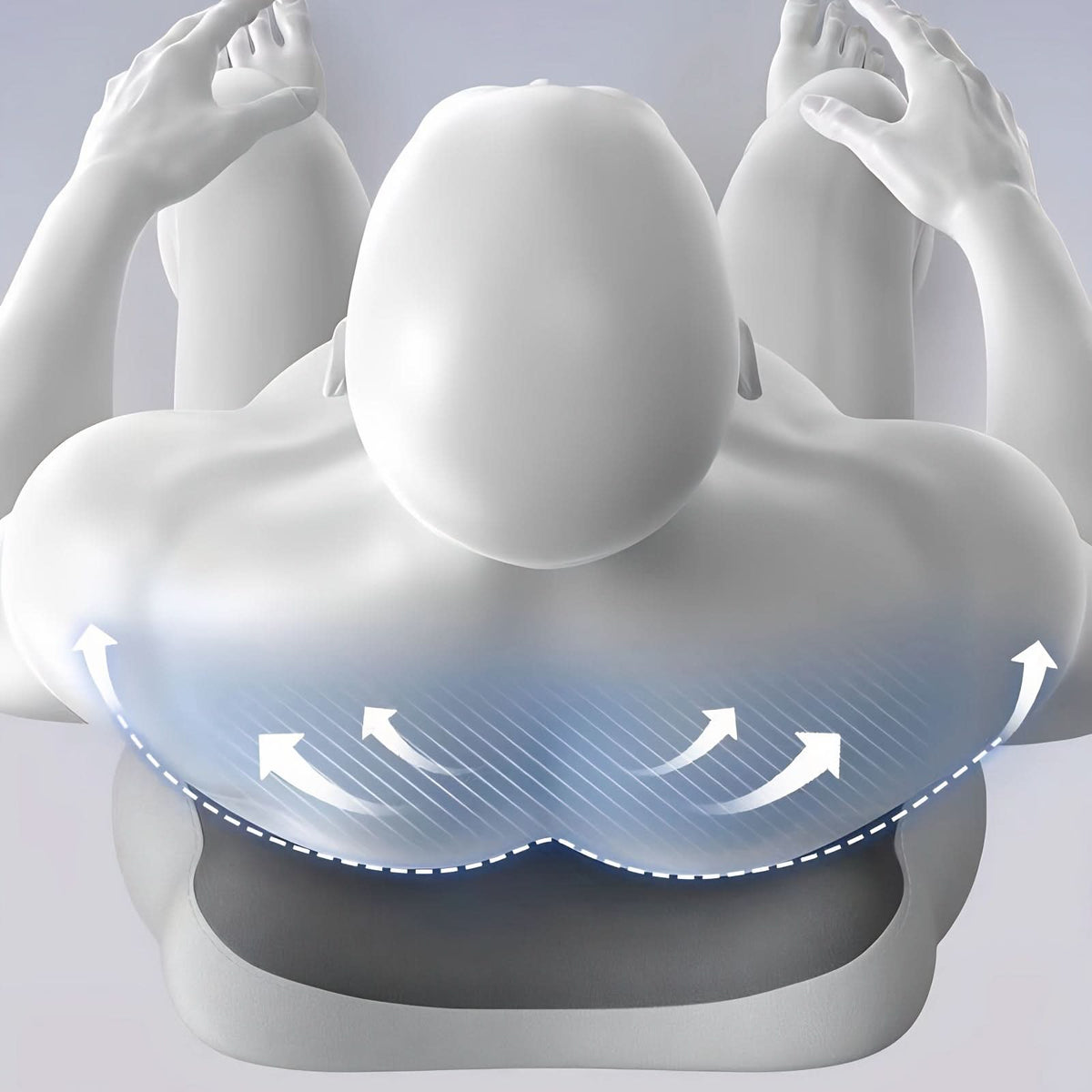 Draagbaar Lendenkussen Memory Foam Ergonomisch Rugsteun Bureaustoel Auto Thuis Reizen Comfort Onderrug
