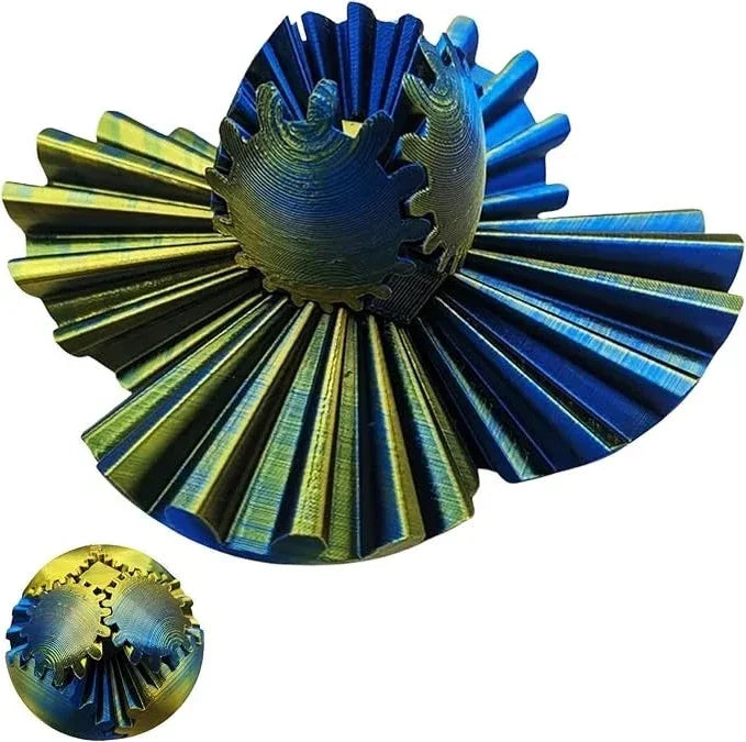 3D Geprinte Tandwielbal Fidget Speelgoed voor Stress en Focus Verbetering Anti-Stress Bal voor Kinderen