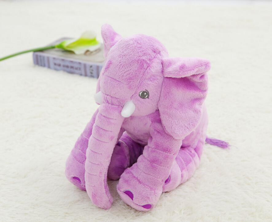 Pluche Olifant Knuffel Kussen voor Kinderen - Zachte Babykamer Decoratie in 60 of 80 cm voor Fotoshoots