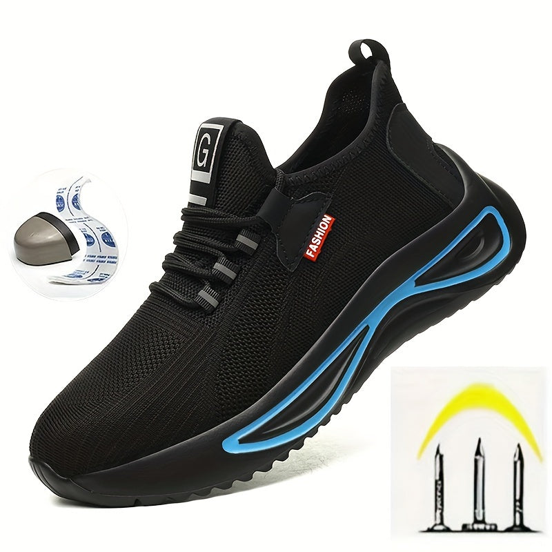 Werkschoenen voor Heren - Lichtgewicht met Stalen Neus en Antislip Zool