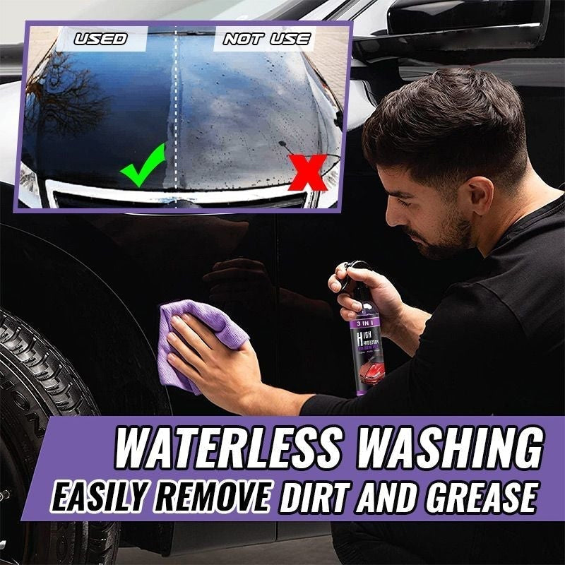 3-in-1 Autolak Coating Spray Watervrij 30ml 100ml Bescherming Glans Krasverwijdering Wassen Auto Onderhoud