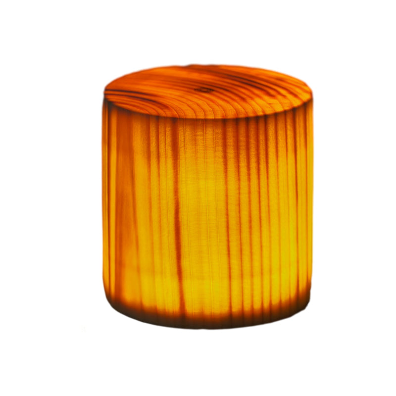 LED Tafellamp Oplaadbaar Touch Dimbaar Houtlook Sfeerlamp Slaapkamer Bureau Draadloos Warm Licht Nachtlampje