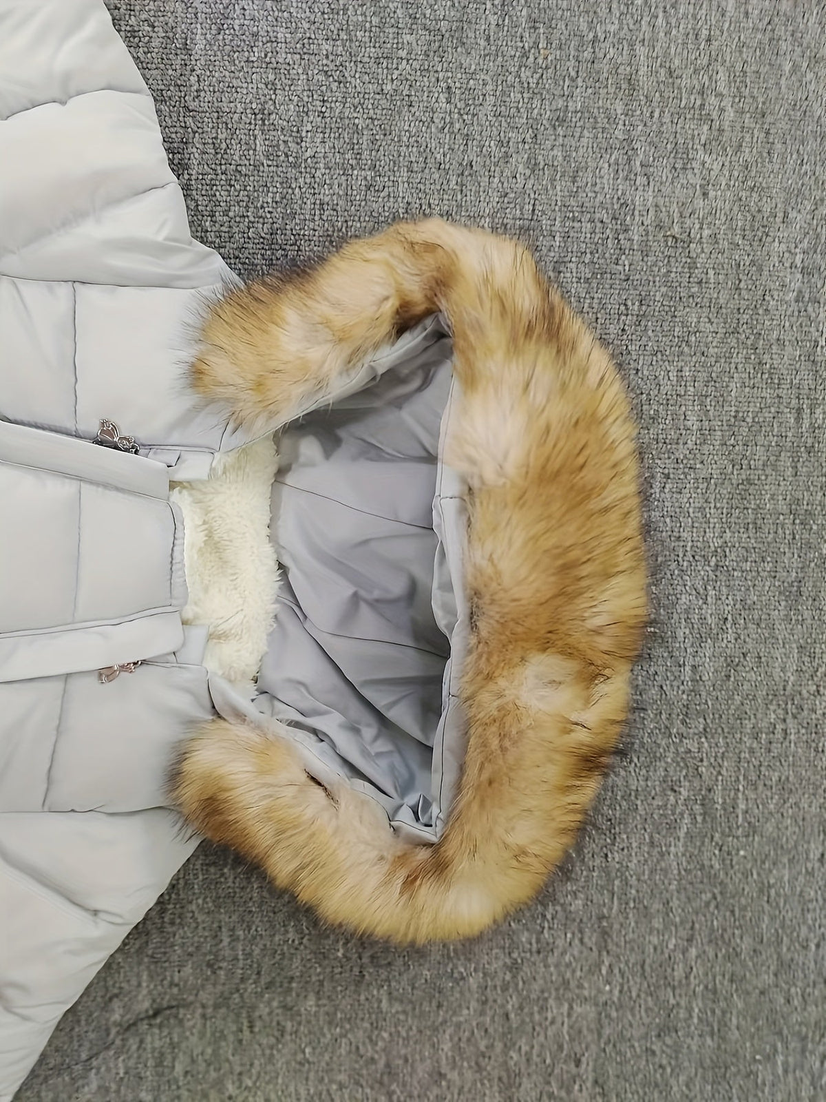 Baby Winterpakje met Capuchon en Kunstbont voor 0-12 Maanden