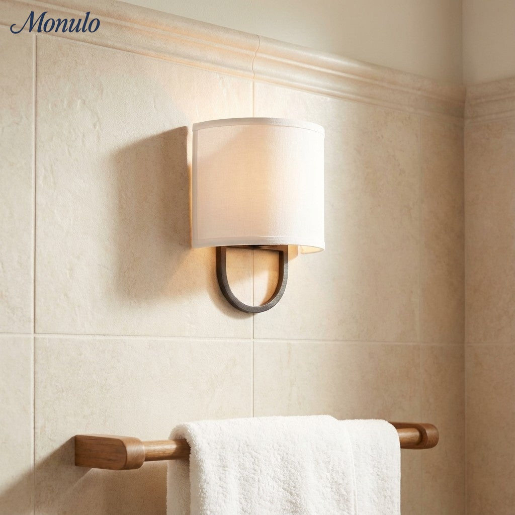 Wandlamp Stoffen Kap - Moderne Slaapkamer Wandverlichting voor Sfeervolle Ambiance