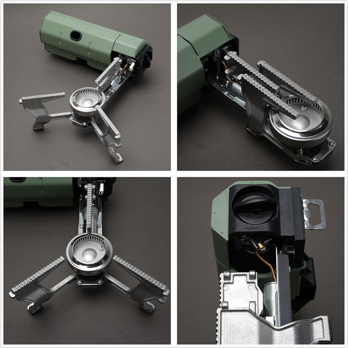 Draagbaar Campingfornuis voor Warme Maaltijden Onderweg - Compact en Opvouwbaar Kookstel - Ideaal voor Kamperen Wandelen Picknick - Aluminium Butaan Propaan Camping Kooktoestel