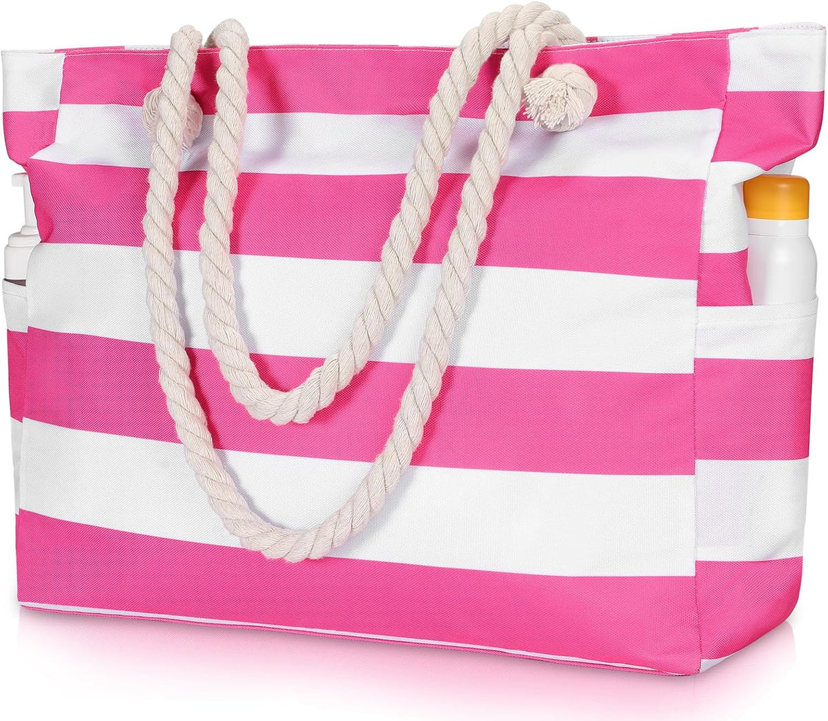 Strandtas Waterdicht met Rits - Zandwerend 42x36x13cm - Grote Shopper voor Zwembad Gym Reizen Wellness