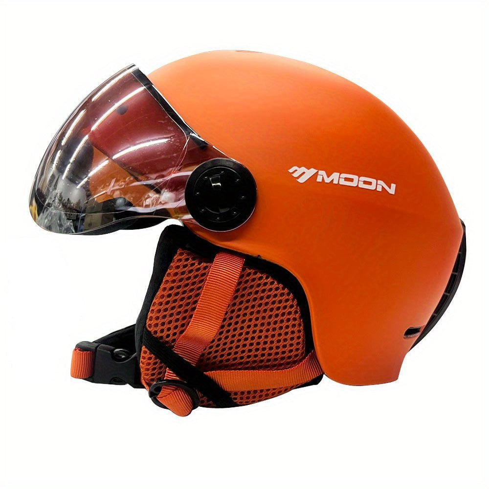 Sportieve Skihelm met Verstelbare Pasvorm en Afneembare Onderdelen - Veiligheid en Comfort voor Wintersport