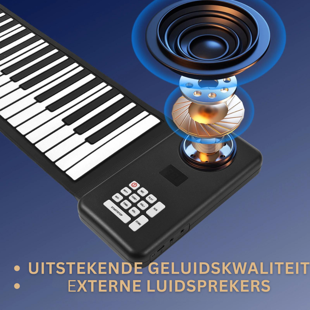 Oprolbare Piano met 88 Toetsen - Draagbaar en Flexibel Keyboard voor Onderweg