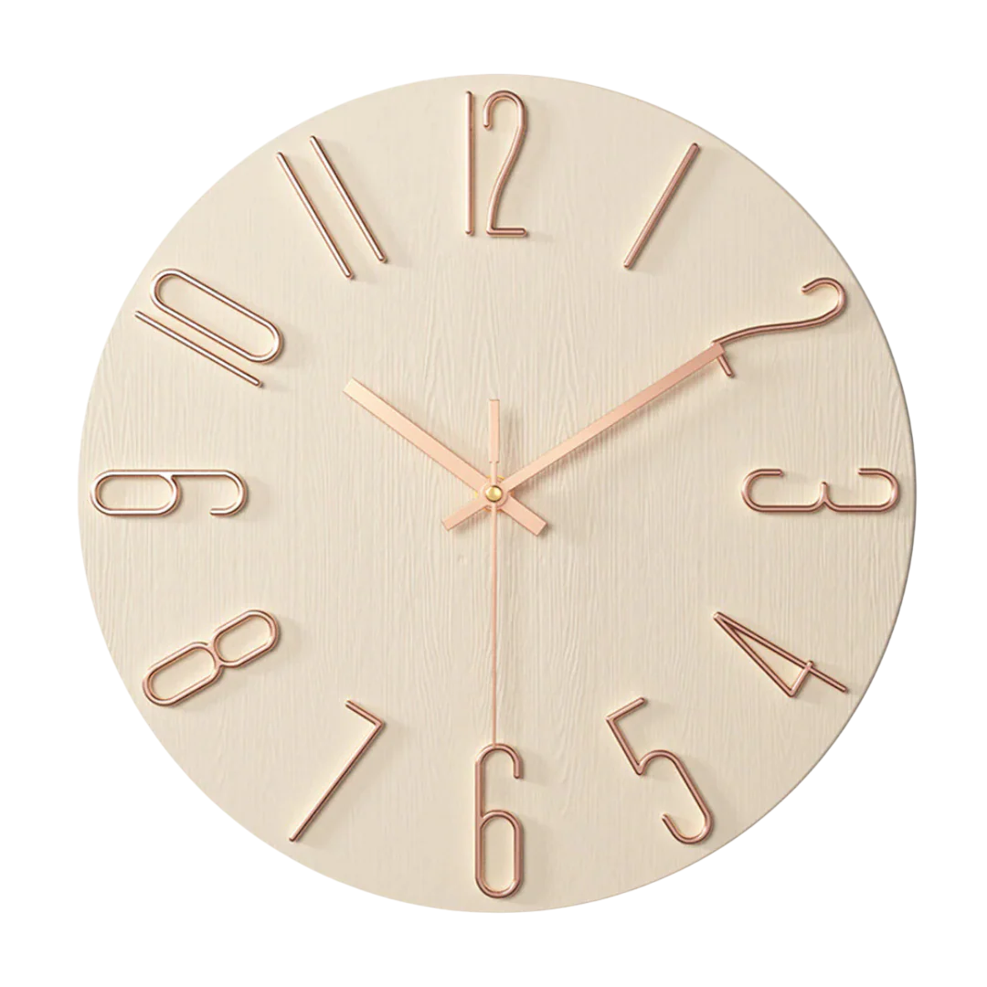 Wandklok Quartz 30cm Stille Uurwerk Modern Interieur Design Woonkamer Kantoor Minimalistische Tijdsweergave