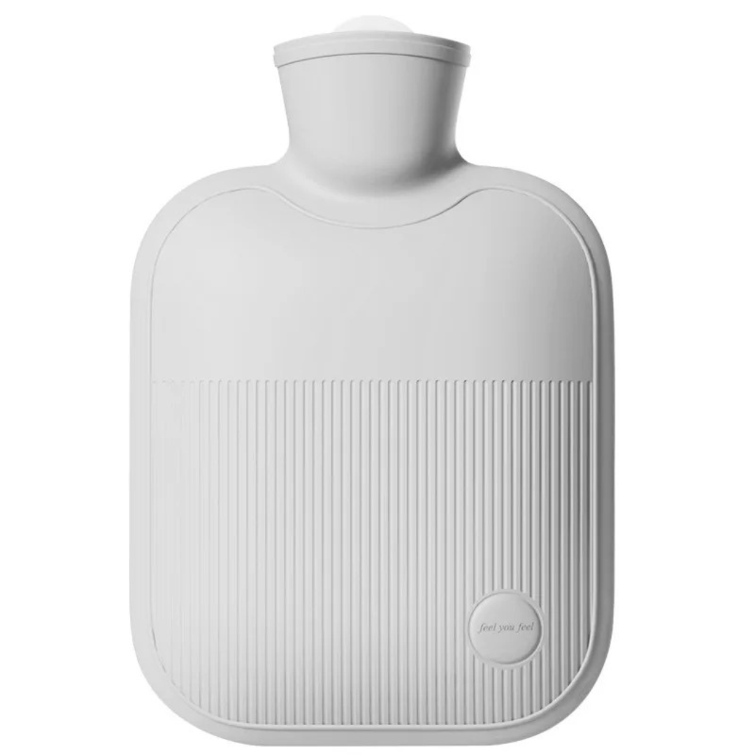 Warmwaterkruik 2000ml Lekvrij met Zachte Fleece Hoes voor Koude Voeten Handen en Rug Winterwarmte Comfort