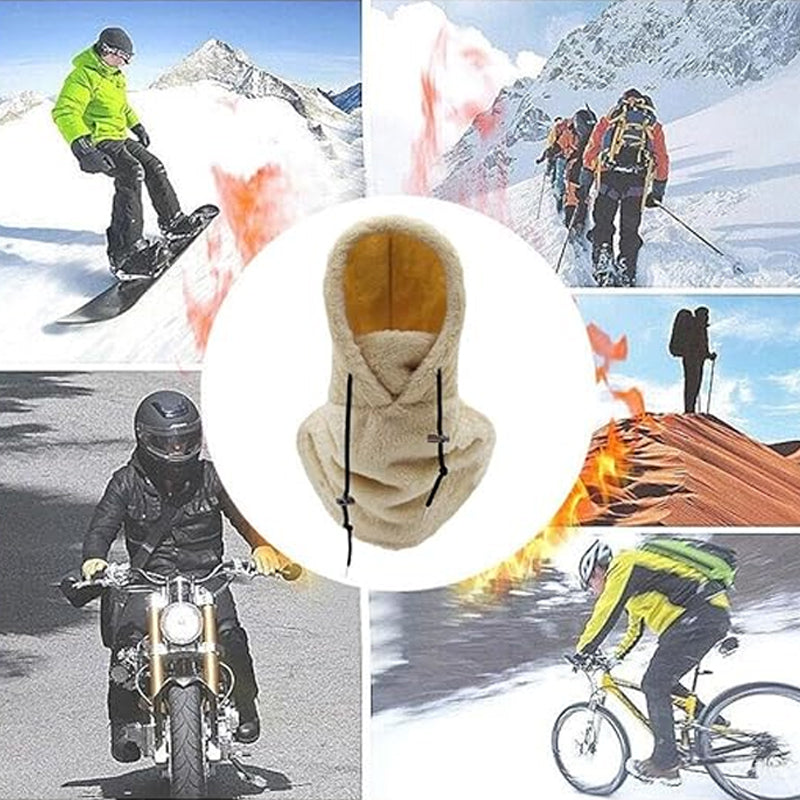 Fleece Balaclava Wintersportmuts Met Nekbescherming Verstelbaar Ademend Unisex Gezichtsmasker Outdoor