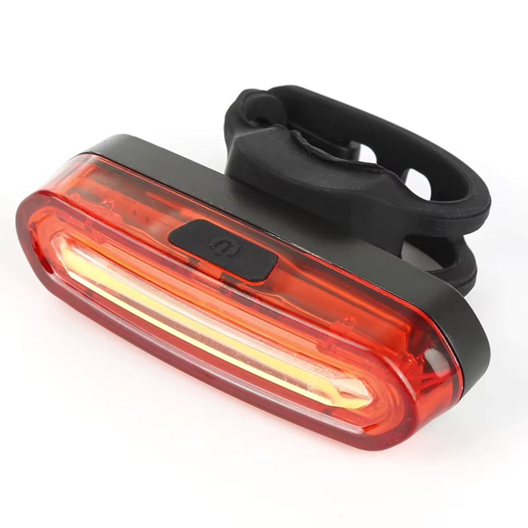 Compacte USB Fietsachterlicht met 200 Lumen & Stroboscoop - Veiligheidslicht voor Nachtritten, 4 Lichtmodi, Waterdicht IPX5