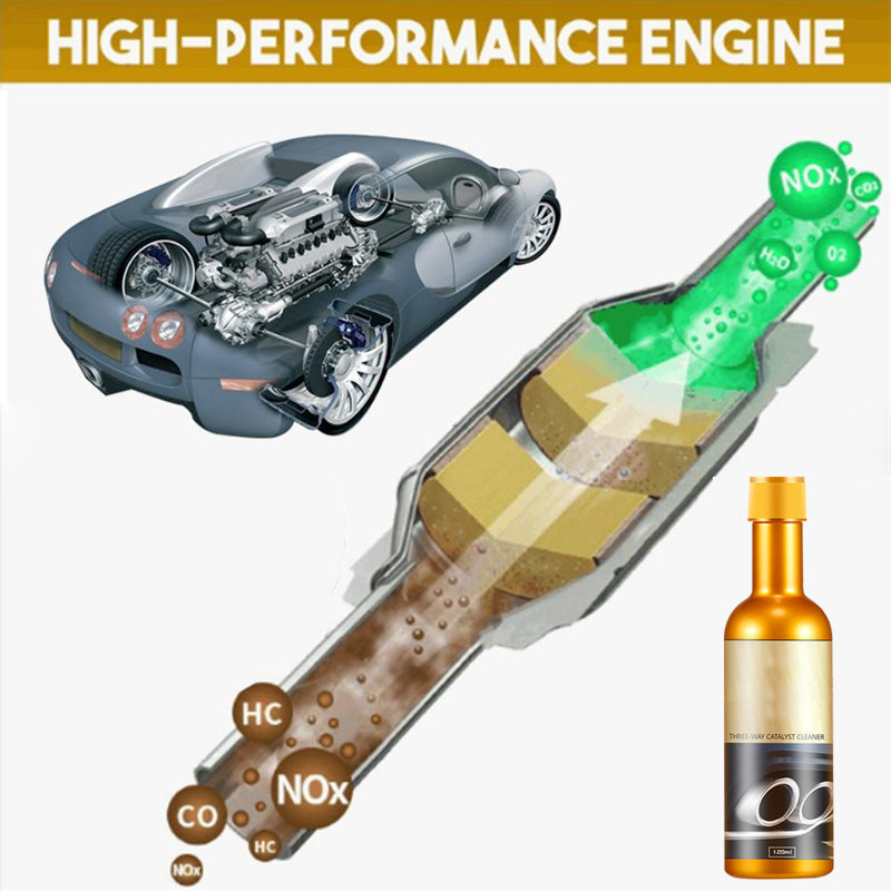 Katalysator Reiniger voor Auto Uitlaatsysteem 120ml Motorprestaties Optimaliseren Brandstofbesparing