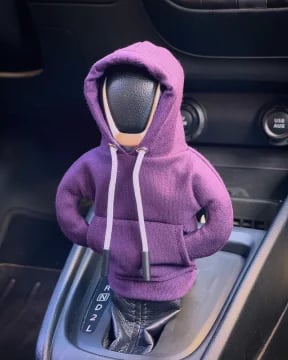 Mini-Hoodie Pookknophoes Universeel Polyester Auto Interieur Decoratie Accessoire Beschermhoes in 8 Kleuren