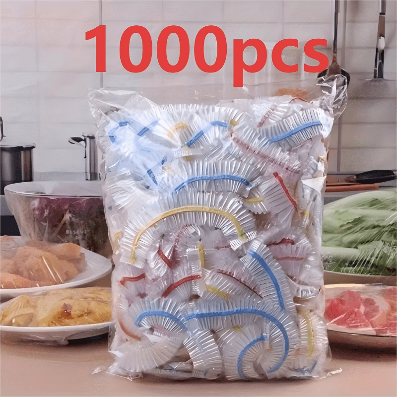 Elastische Afdekhoezen PE 35cm voor Borden en Kommen Keukenbewaring Voorraadpak 1000 Stuks Huishouden