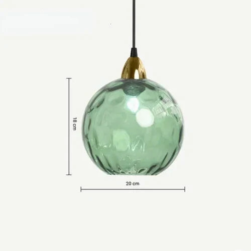 Glazen Bol Hanglamp E27 met Warme Verlichting voor Woonkamer Eetkamer Slaapkamer Sfeerverlichting Design