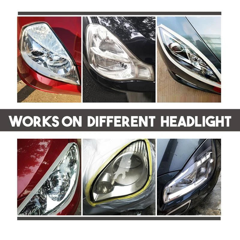 Koplamp Restauratie Set 20ml Herstelvloeistof met Spons voor Autolampen UV Bescherming Hydrofobe Coating