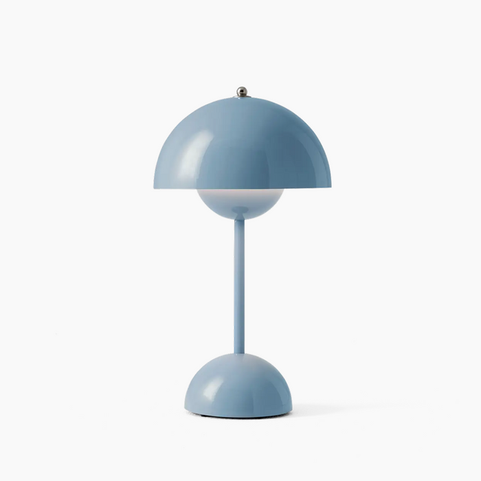 Draadloze LED Tafellamp met Dimfunctie - Sculpturaal Mushroom Design in 9 Kleuren