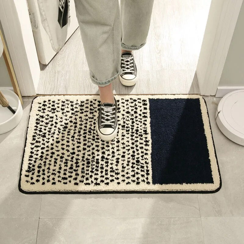 Badmat Polyester Acryl Anti Slip 40x60 45x70 50x80 cm Abstract Design Badkamer Wasbaar Zacht Tapijt