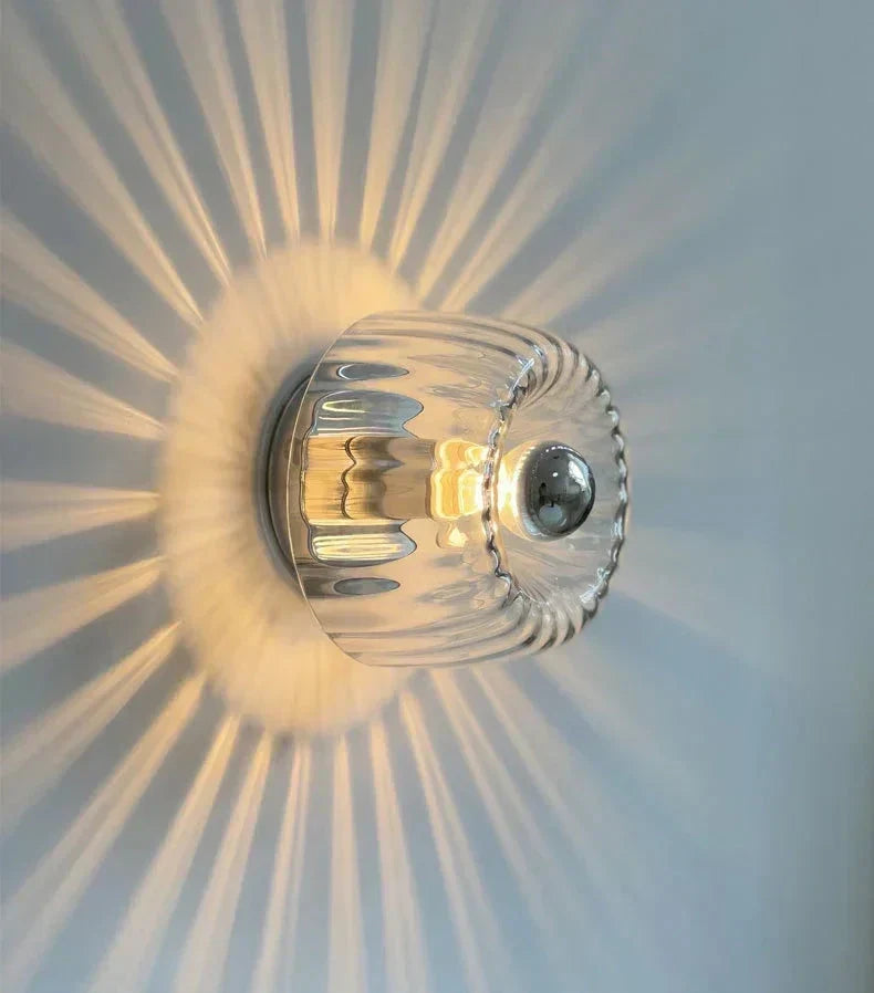 Minimalistische Glazen Wandlamp - Warm Sfeerlicht voor Woonkamer & Hal