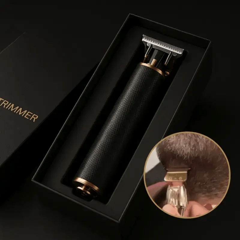 Professionele Precisietrimmer met Koolstofstalen Mesjes - Oplaadbaar 120 Min - Barbier Kwaliteit voor Baardcontouren en Haarstyling Thuis