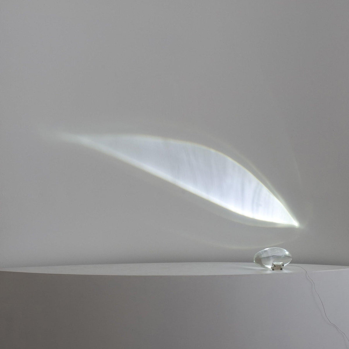 Marsman tafellamp LED kristalglas chroom binnen sfeerverlichting designlamp projectie lamp modern interieur nachtkastje dressoir verlichting