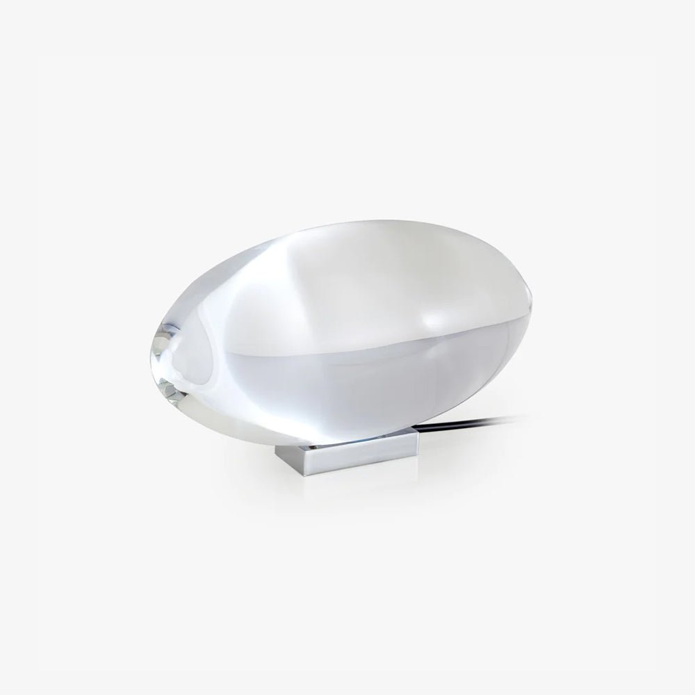 Marsman tafellamp LED kristalglas chroom binnen sfeerverlichting designlamp projectie lamp modern interieur nachtkastje dressoir verlichting