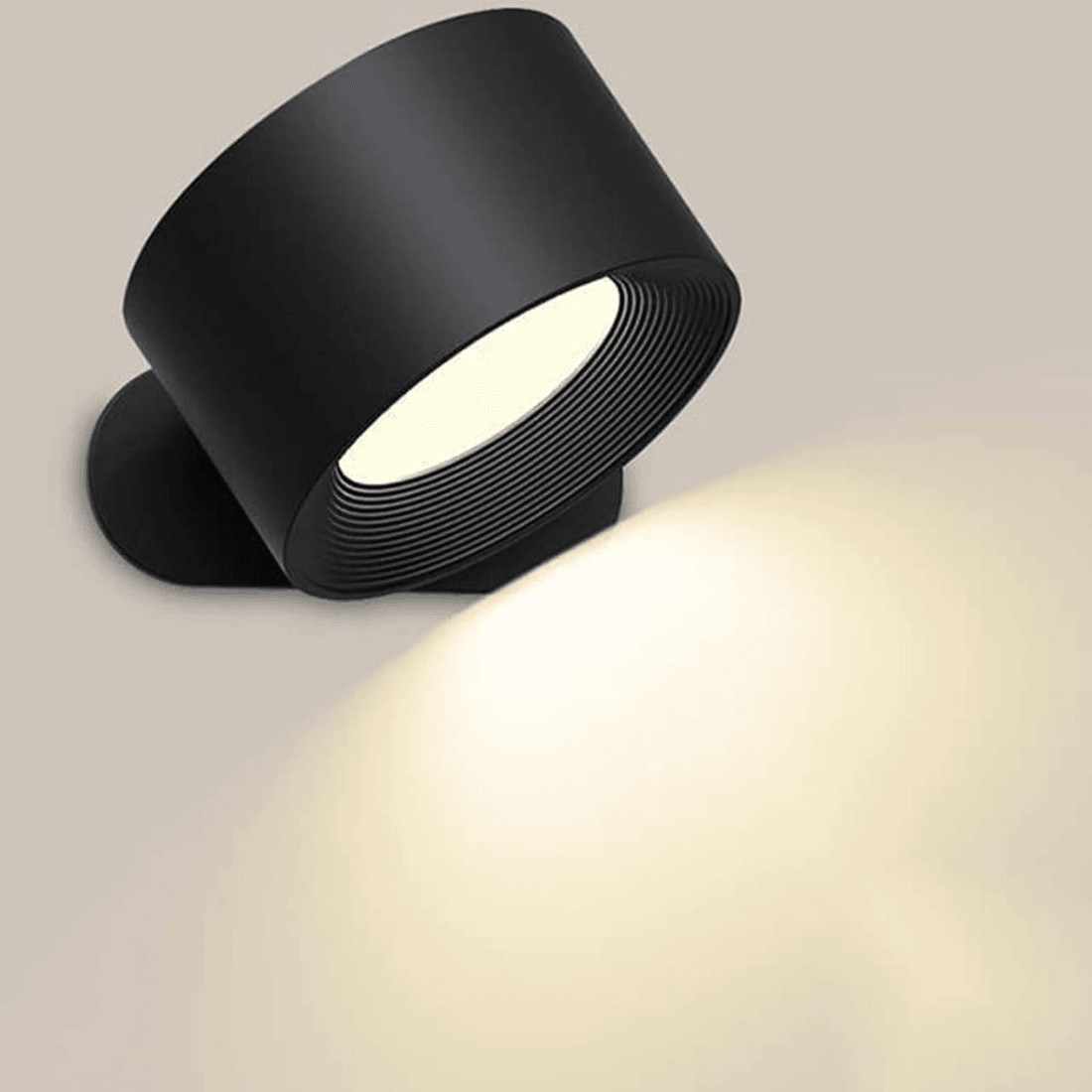 Draadloze Wandlamp Verstelbaar 360° LED Oplaadbaar USB Leeslamp Slaapkamer Woonkamer Hal Batterij Dimbaar