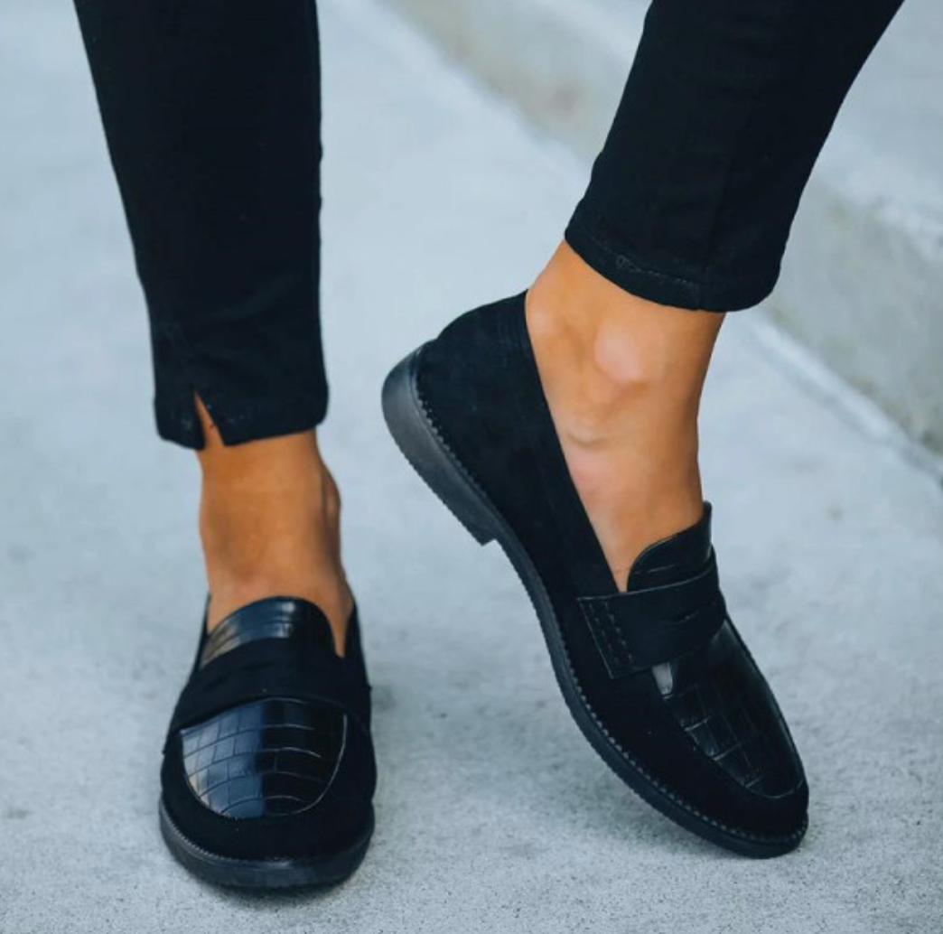 Instapschoenen Heren Leer Casual Loafers Comfortabel 35-41