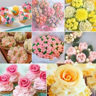 Spuitdüsenset voor Taartdecoratie met Bloemmotieven - Professionele Spuitmonden voor Prachtige Bloemen en Sierlijke Details