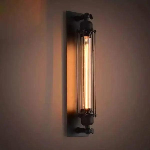 Industriële Vintage Wandlamp met Metalen Armatuur - Retro Verlichting voor Woonkamer, Slaapkamer & Kantoor