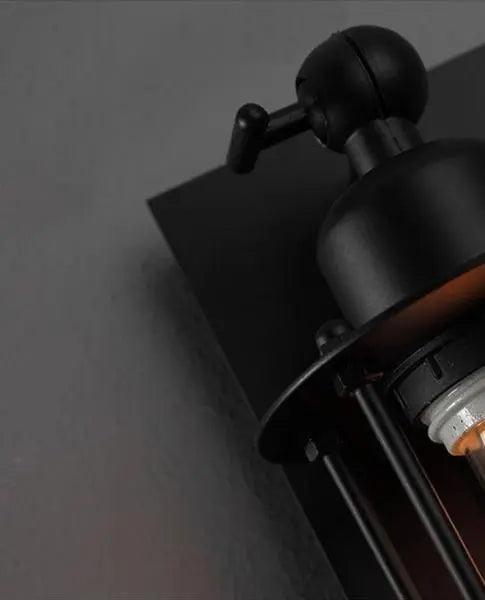 Industriële Vintage Wandlamp met Metalen Armatuur - Retro Verlichting voor Woonkamer, Slaapkamer & Kantoor