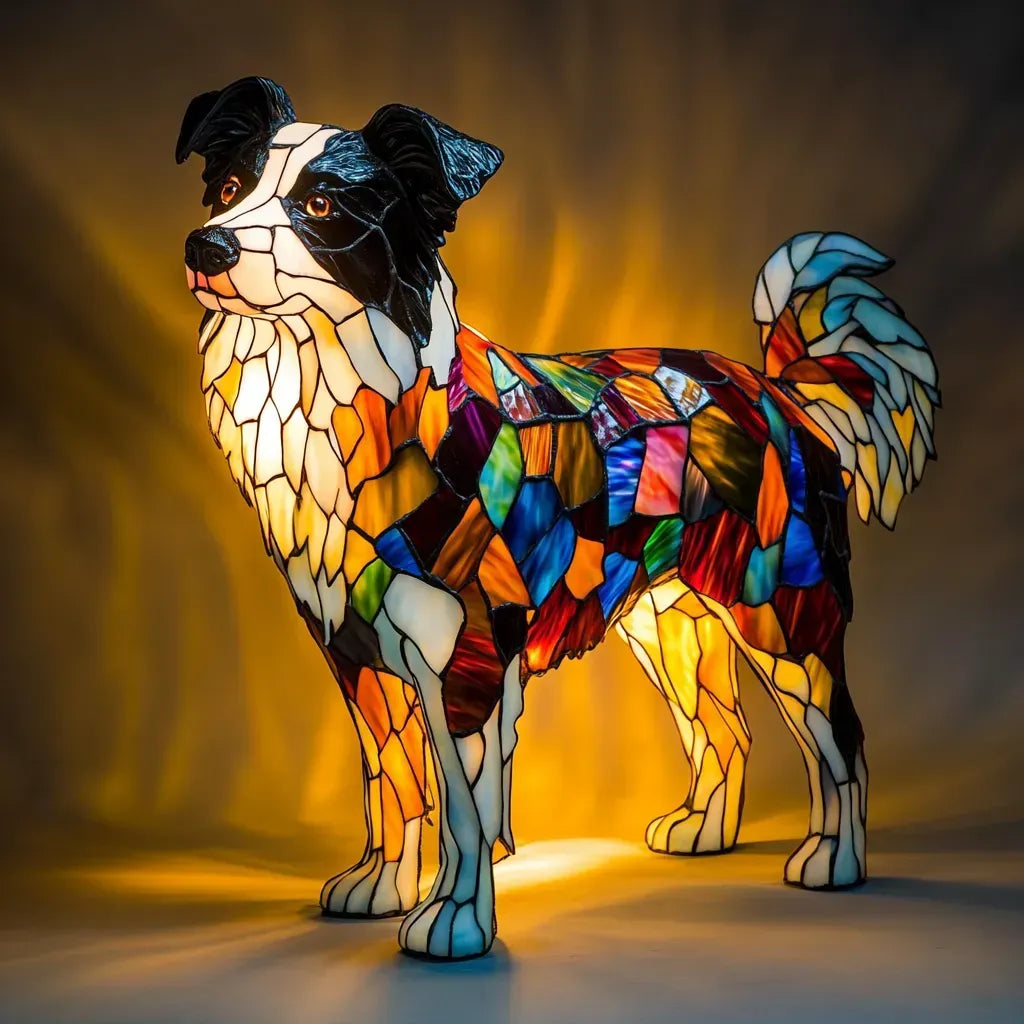 Decoratieve Hondenlamp met Uniek Motief - Sfeerverlichting voor Hondliefhebbers