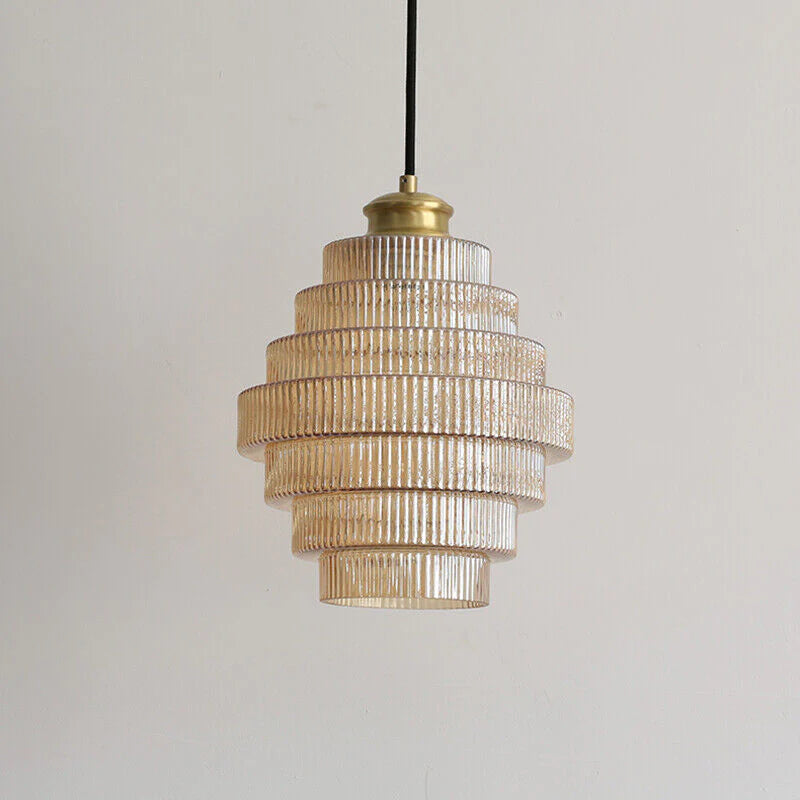 Glazen Hanglamp met Metalen Flessendesign E27 Fitting Diameter 22cm voor Keuken Eetkamer Woonkamer Verlichting