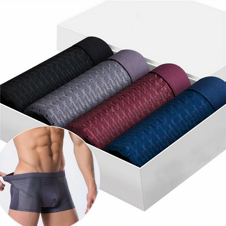 Bamboe Boxershorts Heren 10-Pack Zacht Ademend Naadloos Comfort Dagelijks Gebruik