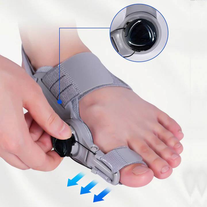 Teencorrector met Verstelbare Druk voor Hallux Valgus Behandeling Overdag en 's Nachts Comfortabel Orthopedisch