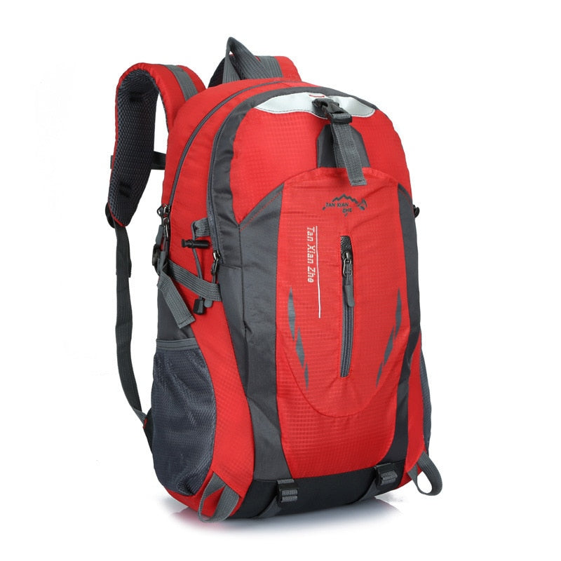 Waterdichte Outdoor Rugzak 50L Nylon Zwart Groen Blauw Oranje Rood voor Kamperen Wandelen Reizen Backpacken