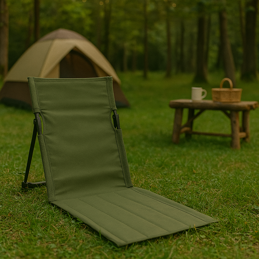 Opvouwbare Campingstoel - Ultralicht & Compact met Ergonomische Steun voor Trekking en Outdoor