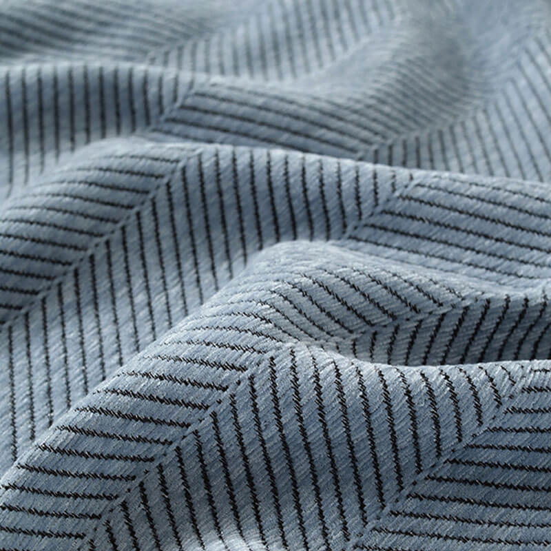 Chenille Plaid met Visgraatpatroon en Kwasten - Zachte Bankdeken 180x130cm - Decoratief Woonkleed voor Sofa
