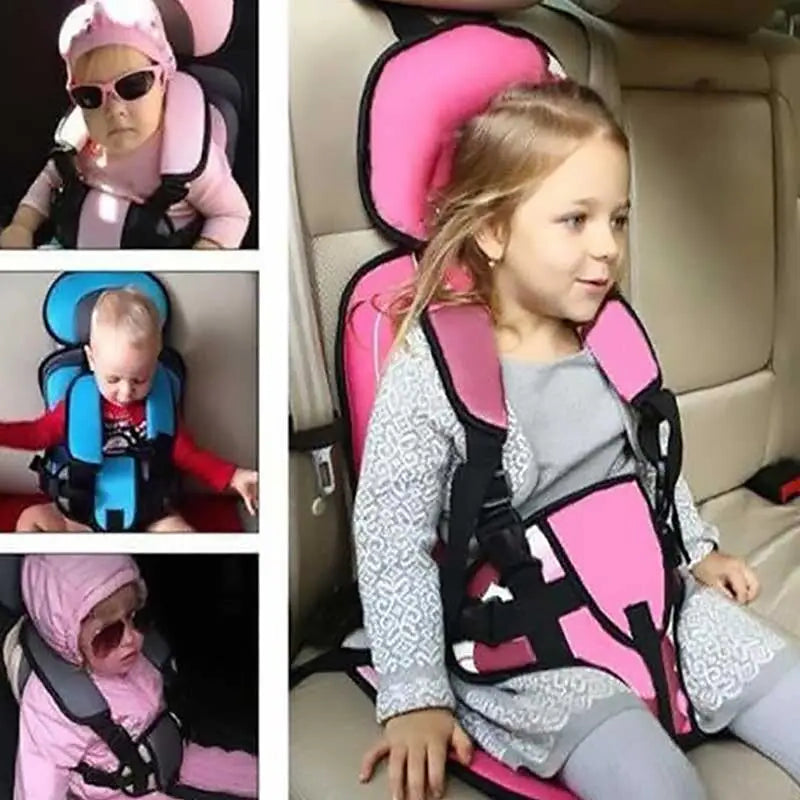 Autostoeltje voor Kinderen 0-12 Jaar Draagbaar Comfortabel met Verstelbare Veiligheidsriemen Veilig Reizen