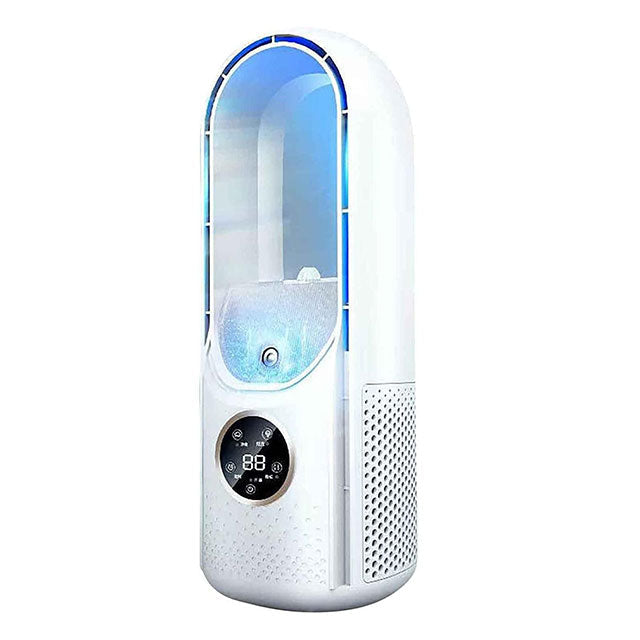 Draadloze Compacte Luchtkoeler met Stille Ventilator - Handig USB-Apparaat voor Thuis en Kantoor - 100ml Watertank
