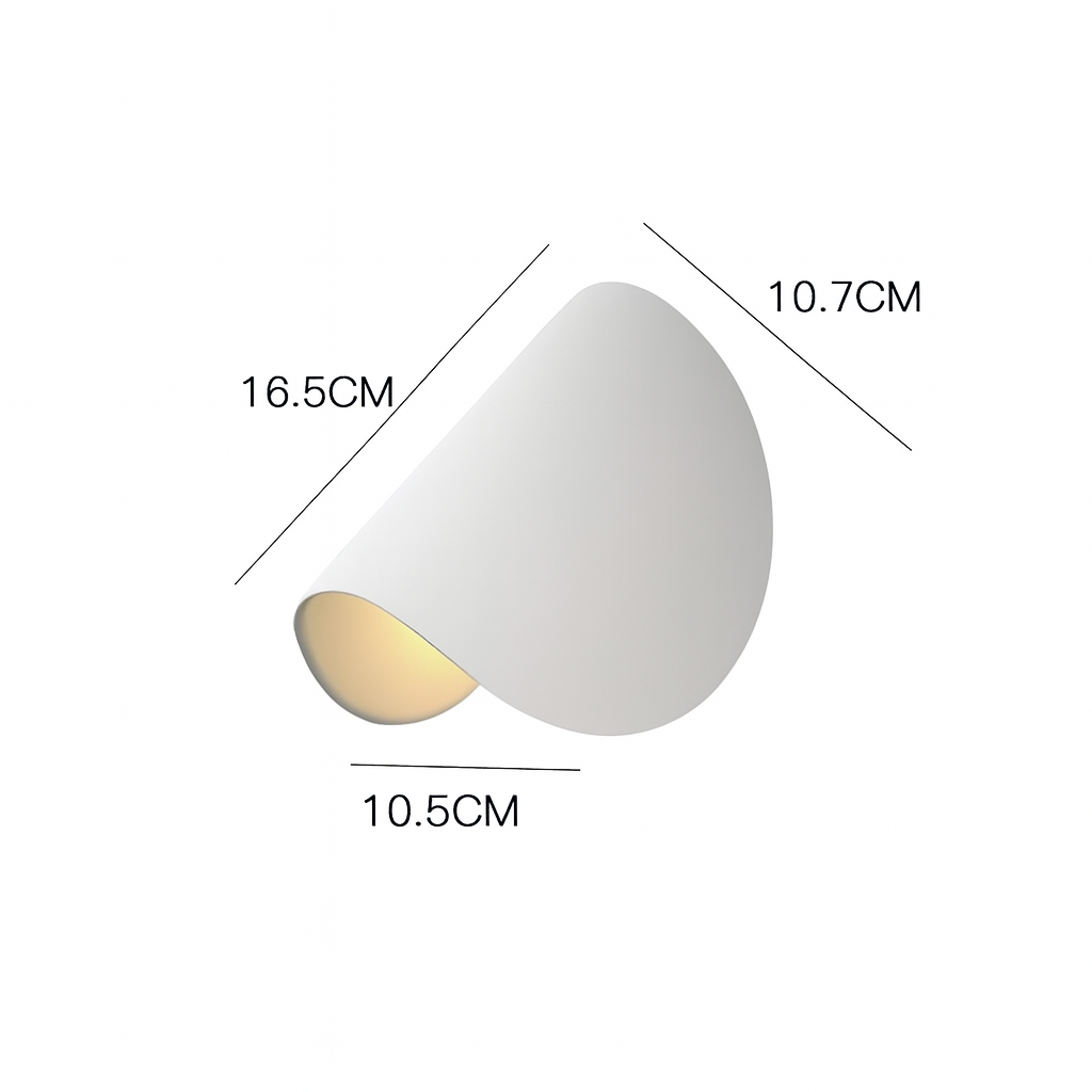 Draaibare LED Wandlamp Metaal 360° Verstelbaar Zwart Wit Binnen Buiten IP65 Waterdicht Scandinavisch Modern